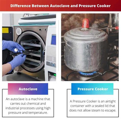 diff between autoclave and sterilizer|autoclave vs pressure cooker.